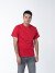 Красная мужская футболка с лайкрой оптом