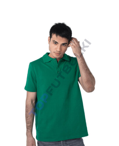 Светло-зелёная рубашка ПОЛО мужская оптом - Светло-зелёная рубашка ПОЛО мужская оптом