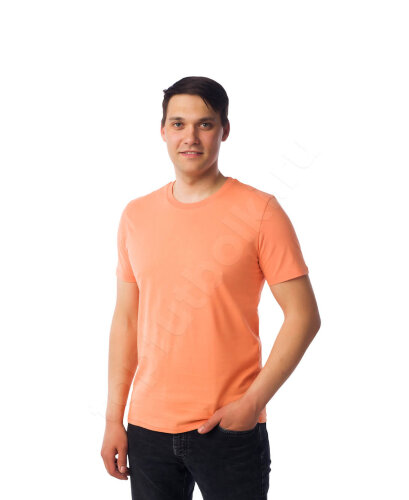 Коралловая мужская футболка оптом - Коралловая мужская футболка оптом